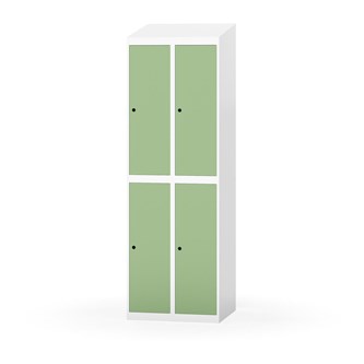Novis garderobeskab skrå topplade 2:2 B60 cm