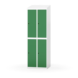 Novis garderobeskab skrå topplade 2:2 B60 cm