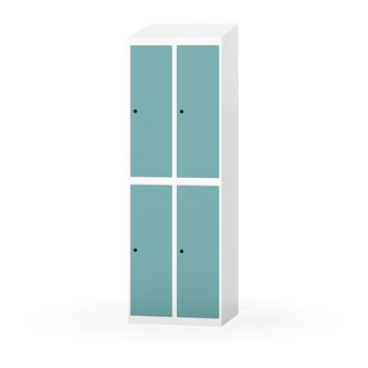 Novis garderobeskab skrå topplade 2:2 B60 cm