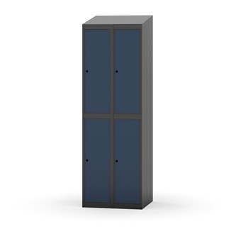Novis garderobeskab skrå topplade 2:2 B60 cm