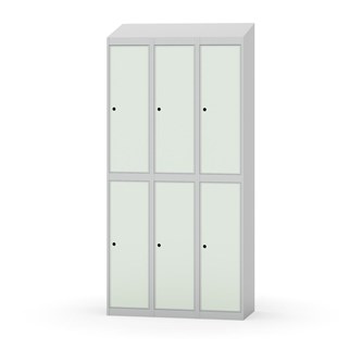 Novis garderobeskab skrå topplade 2:3 B90 cm