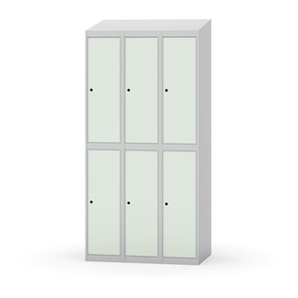 Novis garderobeskab skrå topplade 2:3 B90 cm