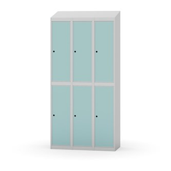 Novis garderobeskab skrå topplade 2:3 B90 cm