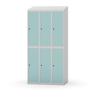 Novis garderobeskab skrå topplade 2:3 B90 cm