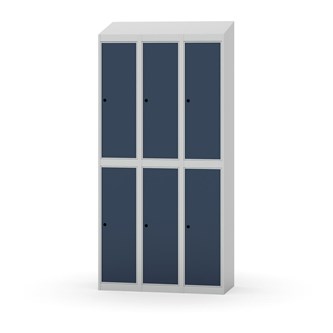 Novis garderobeskab skrå topplade 2:3 B90 cm