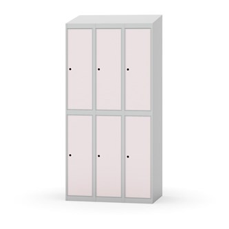 Novis garderobeskab skrå topplade 2:3 B90 cm