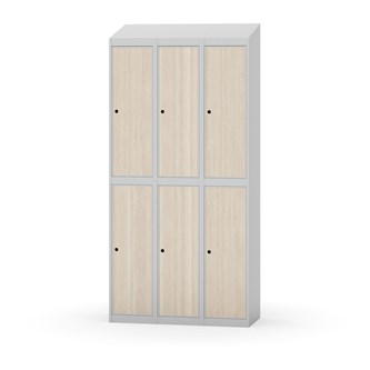 Novis garderobeskab skrå topplade 2:3 B90 cm