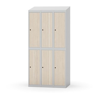 Novis garderobeskab skrå topplade 2:3 B90 cm