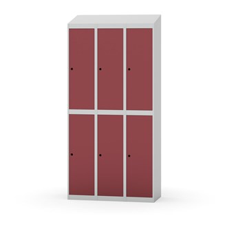 Novis garderobeskab skrå topplade 2:3 B90 cm