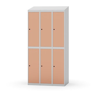 Novis garderobeskab skrå topplade 2:3 B90 cm