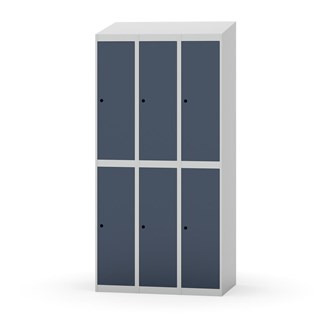 Novis garderobeskab skrå topplade 2:3 B90 cm