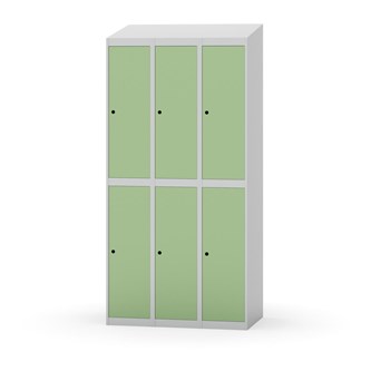 Novis garderobeskab skrå topplade 2:3 B90 cm