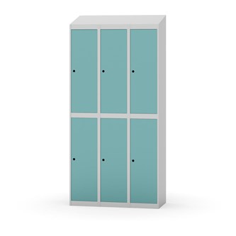 Novis garderobeskab skrå topplade 2:3 B90 cm