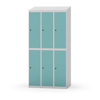 Novis garderobeskab skrå topplade 2:3 B90 cm