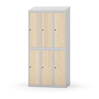 Novis garderobeskab skrå topplade 2:3 B90 cm