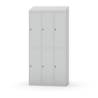 Novis garderobeskab skrå topplade 2:3 B90 cm