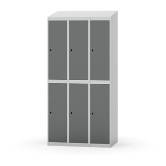 Novis garderobeskab skrå topplade 2:3 B90 cm