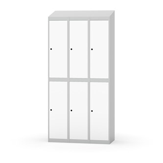 Novis garderobeskab skrå topplade 2:3 B90 cm