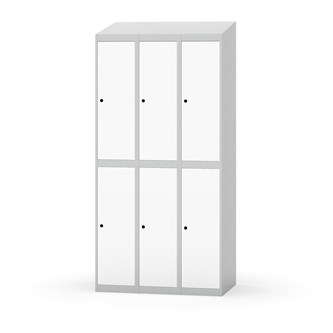 Novis garderobeskab skrå topplade 2:3 B90 cm