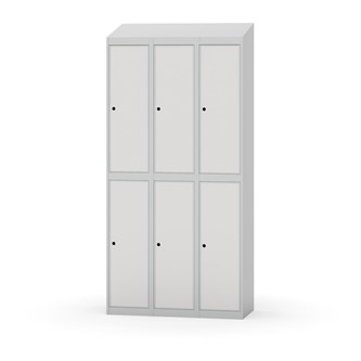 Novis garderobeskab skrå topplade 2:3 B90 cm