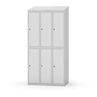 Novis garderobeskab skrå topplade 2:3 B90 cm