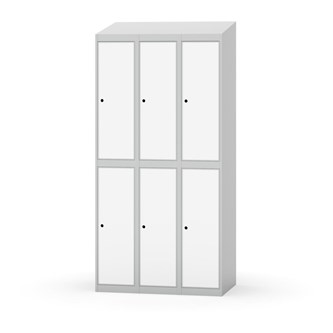 Novis garderobeskab skrå topplade 2:3 B90 cm