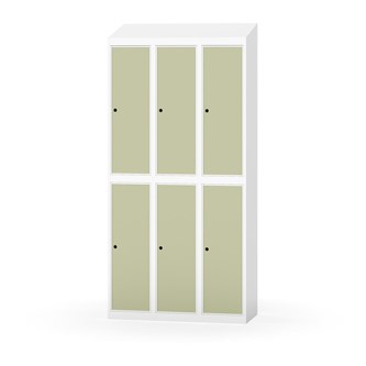Novis garderobeskab skrå topplade 2:3 B90 cm