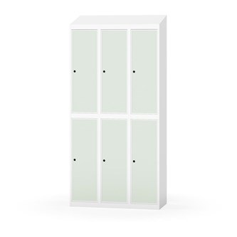 Novis garderobeskab skrå topplade 2:3 B90 cm
