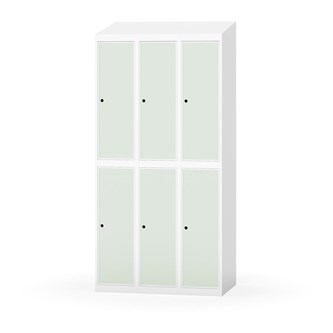 Novis garderobeskab skrå topplade 2:3 B90 cm