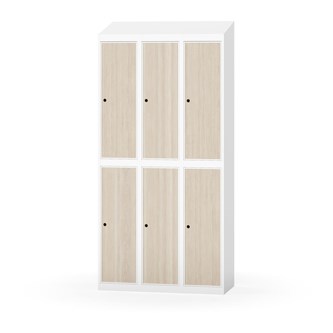 Novis garderobeskab skrå topplade 2:3 B90 cm
