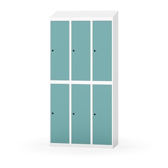 Novis garderobeskab skrå topplade 2:3 B90 cm