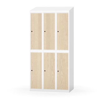 Novis garderobeskab skrå topplade 2:3 B90 cm