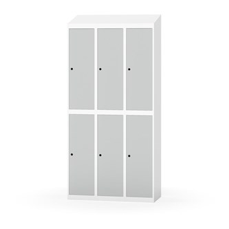 Novis garderobeskab skrå topplade 2:3 B90 cm