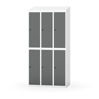 Novis garderobeskab skrå topplade 2:3 B90 cm