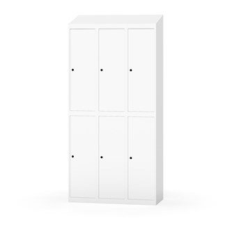 Novis garderobeskab skrå topplade 2:3 B90 cm