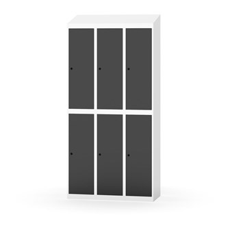 Novis garderobeskab skrå topplade 2:3 B90 cm