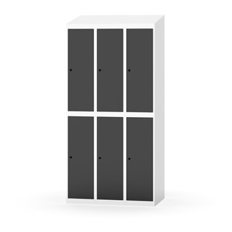 Novis garderobeskab skrå topplade 2:3 B90 cm