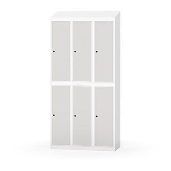 Novis garderobeskab skrå topplade 2:3 B90 cm