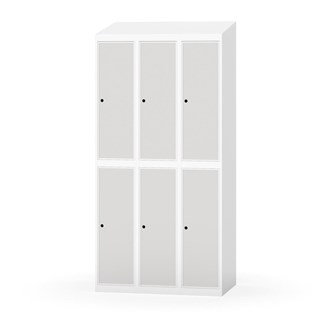 Novis garderobeskab skrå topplade 2:3 B90 cm