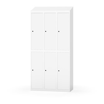 Novis garderobeskab skrå topplade 2:3 B90 cm