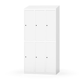 Novis garderobeskab skrå topplade 2:3 B90 cm