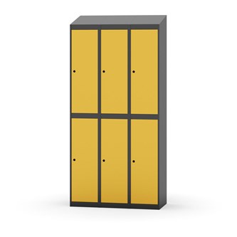 Novis garderobeskab skrå topplade 2:3 B90 cm