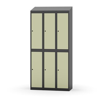 Novis garderobeskab skrå topplade 2:3 B90 cm