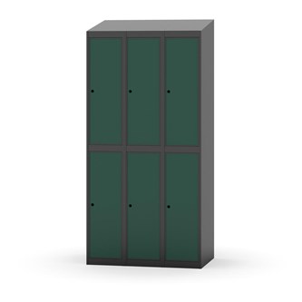 Novis garderobeskab skrå topplade 2:3 B90 cm