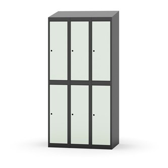 Novis garderobeskab skrå topplade 2:3 B90 cm
