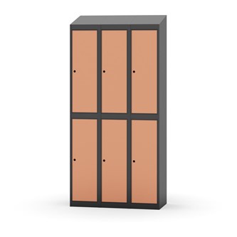 Novis garderobeskab skrå topplade 2:3 B90 cm