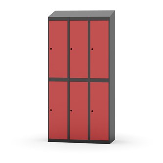 Novis garderobeskab skrå topplade 2:3 B90 cm