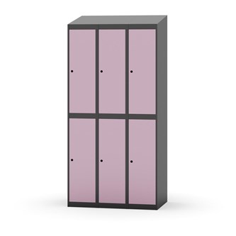Novis garderobeskab skrå topplade 2:3 B90 cm