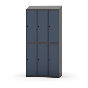 Novis garderobeskab skrå topplade 2:3 B90 cm