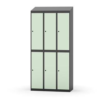 Novis garderobeskab skrå topplade 2:3 B90 cm